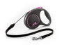 Flexi Black Design Rosa con Cordón 5m Talla M hasta 20kg
