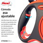 Flexi Xtreme Correa Extensible de Cinta 5m Naranja Talla L