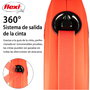 Flexi Xtreme Correa Extensible de Cinta 5m Naranja Talla L