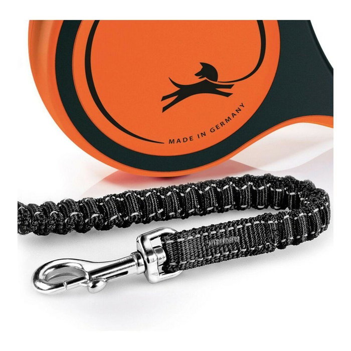 Flexi Xtreme Correa Extensible de 5m Naranja Talla L para hasta 65kg