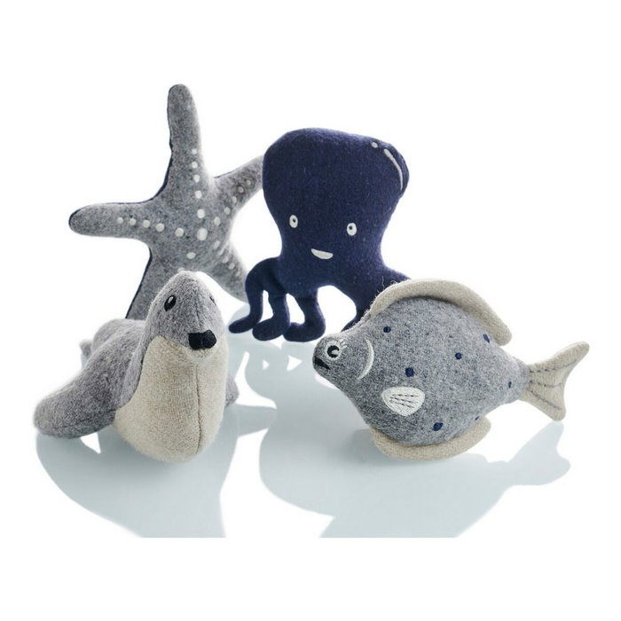 Peluche para perros Hunter Skagen Gris Azul oscuro Poliéster Estrella