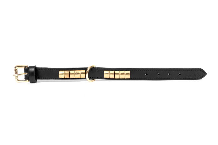 Gloria Collar Duna 40 X 2 cm Piel Negro