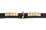 Gloria Collar Duna 40 X 2 cm Piel Negro