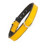Gloria Collar Piel Acolchado 30 cm x 15 mm Amarillo