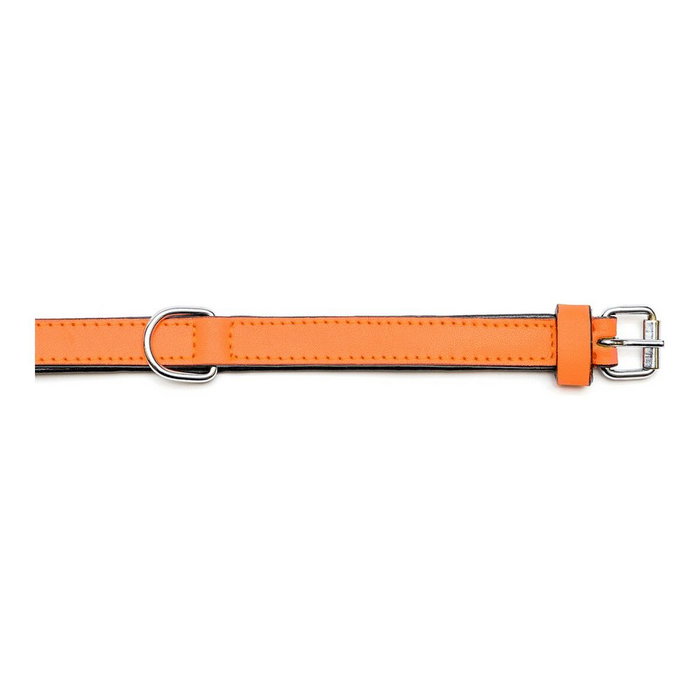 Gloria Collar de Piel Acolchado Naranja 35cm x 15mm