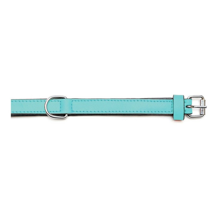 Gloria Collar de Piel Acolchado Turquesa 35cm x 15mm