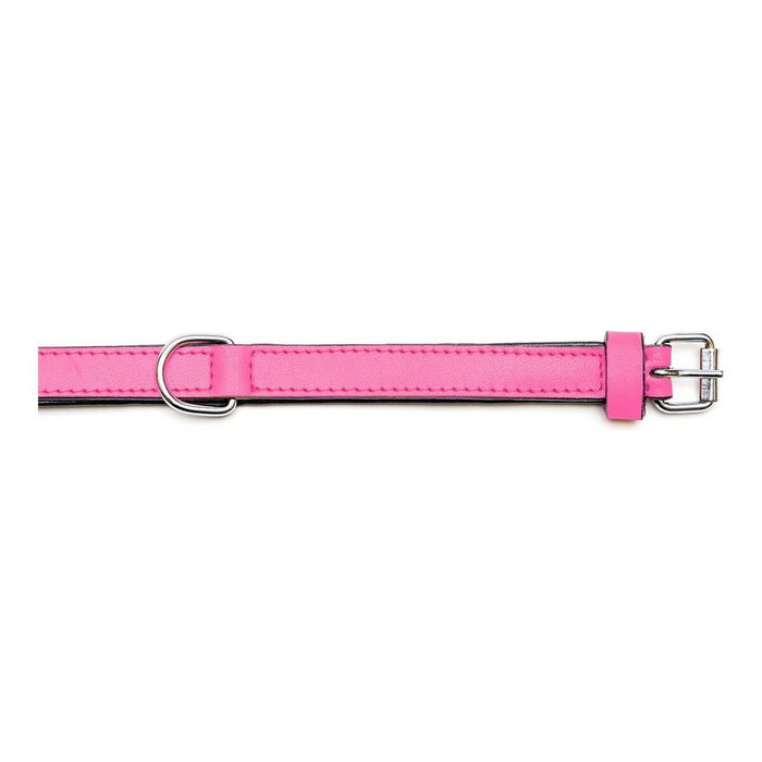 Gloria Collar de Piel Acolchado Fucsia 40cm x 20mm
