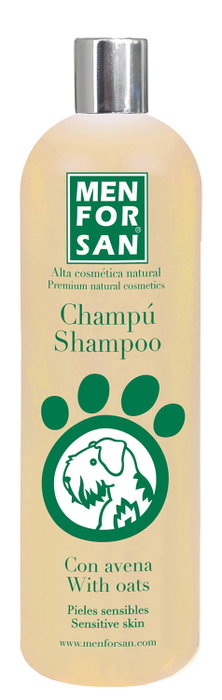 Champú para mascotas Menforsan 1 L Perro Avena Champú para mascotas Menforsan 1 L Perro Avena