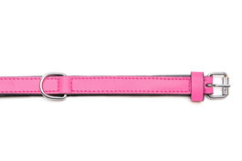 Gloria Collar de Piel Acolchado Fucsia 55cm x 25mm