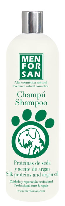 Men For San Champú Proteínas de Seda y Aceite de Argán 1 L (Set de 15) Men For San Champú Proteínas de Seda y Aceite de Argán 1 L (Set de 15)