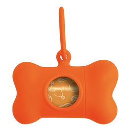 United Pets Bon Ton Neon Dispensador de Bolsas Naranja 8*4.2H*5 cm