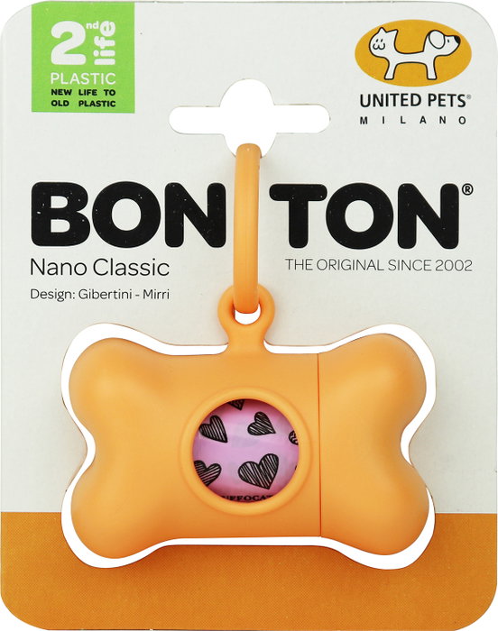 Dispensador de Bolsas para Mascotas United Pets Bon Ton Nano Classic Perro Naranja Plástico reciclado (6 x 3 x 4 cm) Dispensador de Bolsas para Mascotas United Pets Bon Ton Nano Classic Perro Naranja Plástico reciclado (6 x 3 x 4 cm)