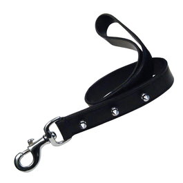 Gloria Correa Piel Negra 1Fila Pinchos 60 cm X 25 mm Ancho