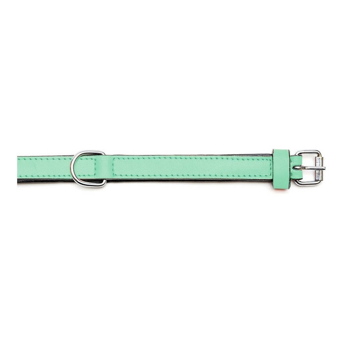 Gloria Collar Piel Acolchado Verde 40cm x 20mm