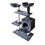 Gloria Jarama Cat Tree Gris Centro de Juego Varias Alturas Escondites Hamacas