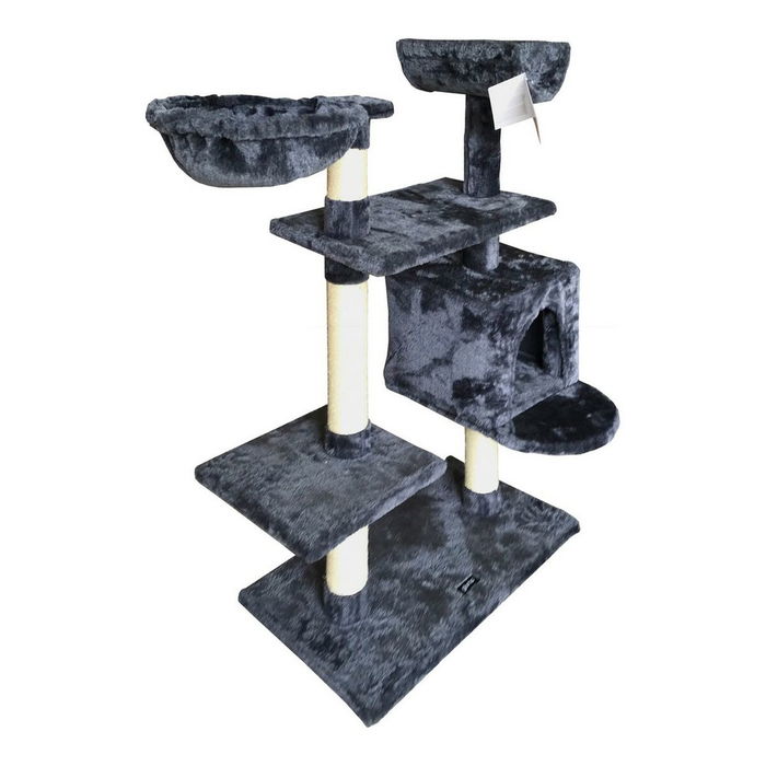 Gloria Jarama Cat Tree Gris Centro de Juego Varias Alturas Escondites Hamacas