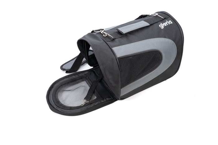 Gloria Bolso Plegable Gloss Negro S (Set de 10)