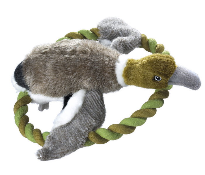 Hunter Juguete para Perro Wildlife Train Pato 26 cm de Poliéster con Chirriador