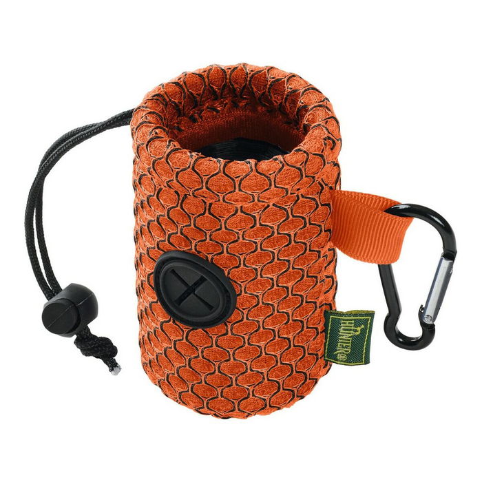 Dispensador de Bolsas para Mascotas Hunter Naranja Portabolsas Malla