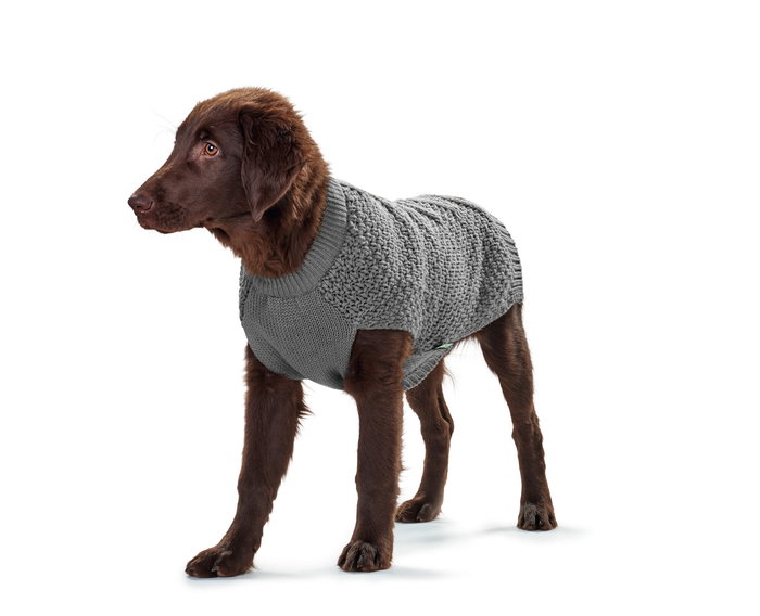 Hunter Perro Pullover Malmö Jersey Tejido 30 cm Gris