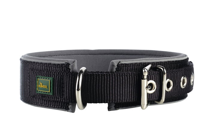 Hunter Collar Neoprene Reflect Cuello 49-56 cm 45 mm Negro