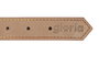 Gloria Collar para Perro Oasis 45 cm X 18 mm Blanco Piel Nobuck Doble Capa Costura Reforzada