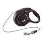 Flexi Classic Correa extensible para gatos, 3m, Negro