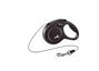Flexi Classic Correa extensible para gatos, 3m, Negro