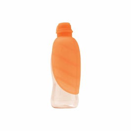 Leaf Dispensador de Agua Portátil 500 mL Naranja de Silicona