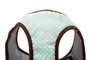 Gloria Petral Puntos Verde Talla M Cuello 27-35 cm - Malla Transpirable Acolchada con Ajuste Seguro Velcro y Cierre Rápido para Perros