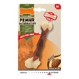 Nylabone Extreme Chew Femur - Hueso Masticable Sabor Ternera XL para Perros Potentes