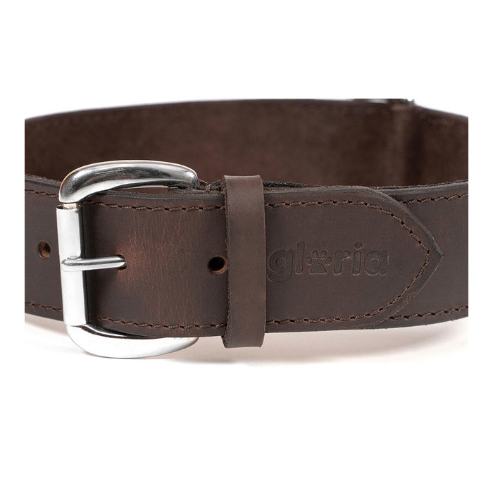 Gloria Collar Liso de Cuero Marrón 85 x 4 cm Gloria Collar Liso de Cuero Marrón 85 x 4 cm