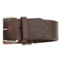 Gloria Collar Liso de Cuero Marrón 85 x 4 cm