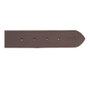 Gloria Collar Liso de Cuero Marrón 85 x 4 cm