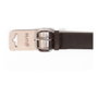 Gloria Collar Liso de Cuero Marrón 85 x 4 cm