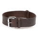 Gloria Collar Liso de Cuero Marrón 85 x 4 cm