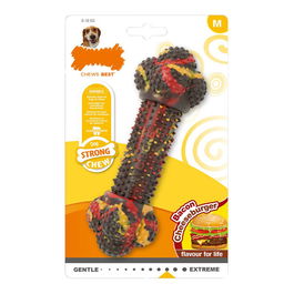 Mordedor de perro Nylabone Strong Chew Multicolor Queso Bacon Hamburguesa M