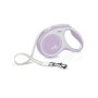 Flexi Cinta Comfort Rosa 5 m Longitud 25 kg Resistencia Correa para Perro con Iluminacion LED y Multi Box para Accesorios