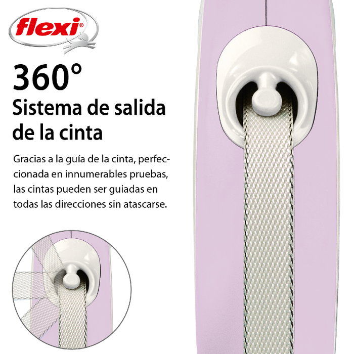 Flexi Flexi Comfort Cinta 5m Rosa Talla M para hasta 25kg Flexi Flexi Comfort Cinta 5m Rosa Talla M para hasta 25kg