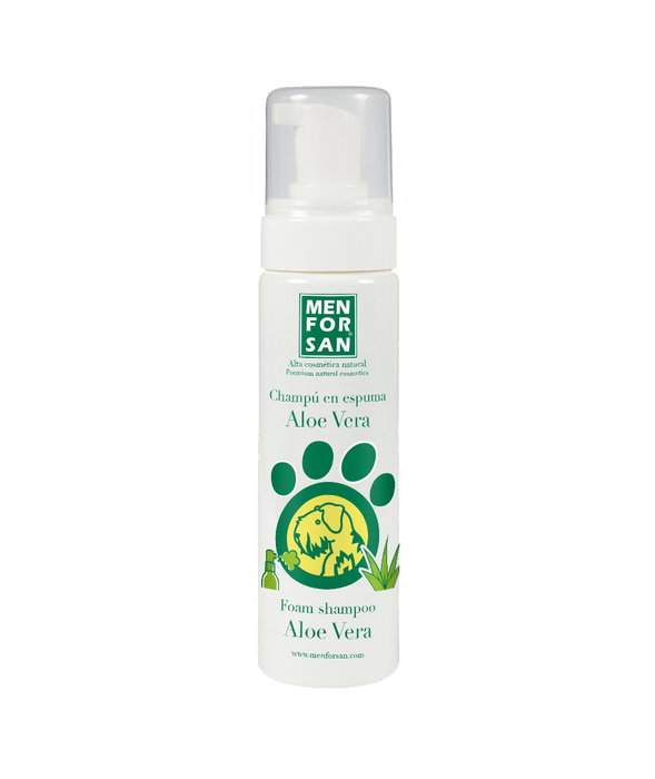 Men For San Champú en Espuma con Aloe Vera para Perros y Gatos 200ml Men For San Champú en Espuma con Aloe Vera para Perros y Gatos 200ml