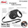 Flexi Classic Cord M Negro 8m