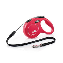 Flexi Classic M Cordon Roja de 8m para hasta 20kg
