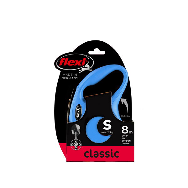 Flexi Classic S Cordon Correa Extensible 8m Azul Flexi Classic S Cordon Correa Extensible 8m Azul