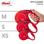 Flexi Classic XS Cordón Rojo 3m para hasta 8kg
