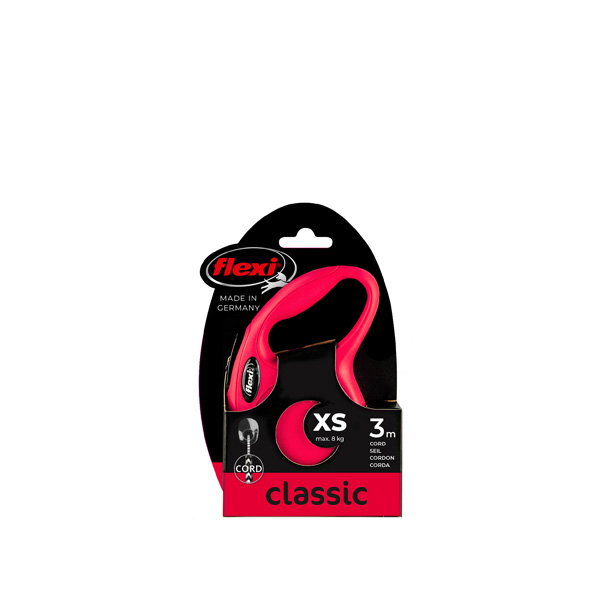Flexi Classic XS Cordon Roja de 3m