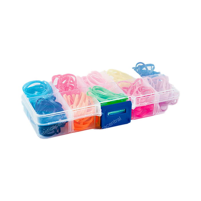 Bifull Caja de Gomas Elásticas Mini Lastis Colores