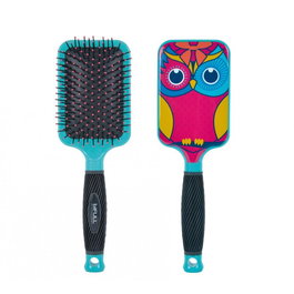 Bifull Cepillo Raqueta Buho Pink para el Cabello