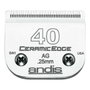 Andis Cuchilla Cerámica S-40 0.25 mm (Set de 12)