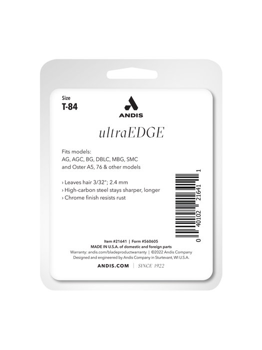 Andis Cuchilla de Acero S-T84 2.4 mm (Set de 12)bu