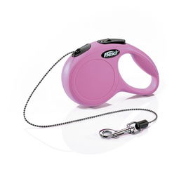 Flexi Correa Extensible para Gato Rosa 3M 8 kg Diseño Ergonómico Moderno Made in Germany